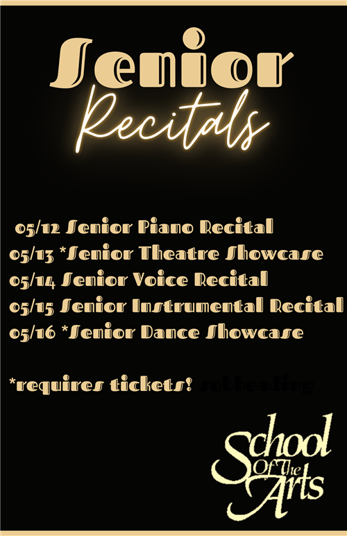 senior recitals